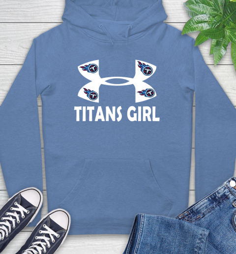 NFL Tennessee Titans Girl Under Armour Football Sports Hoodie 11
