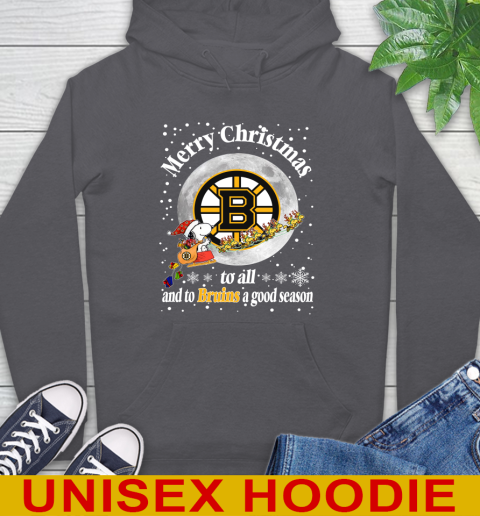 Boston Bruins Merry Christmas To All And To Bruins A Good Season NHL Hockey Sports Hoodie 7