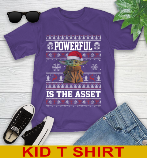 Powerful Is The Asset Baby Yoda Christmas Star Wars Shirts 99
