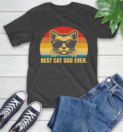 Father S Day Funny Gift Ideas Apparel Best Cat Dad Ever Dad Father