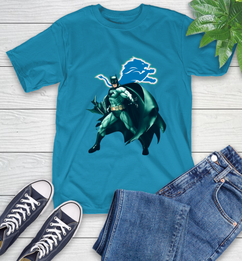 NFL Batman Football Sports Detroit Lions T-Shirt 8