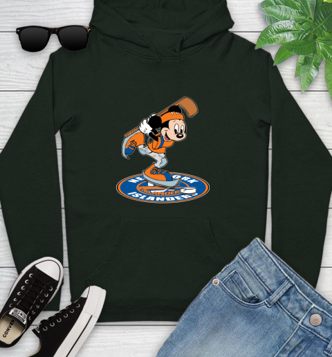 NHL Hockey New York Islanders Cheerful Mickey Disney Shirt Youth Hoodie 12