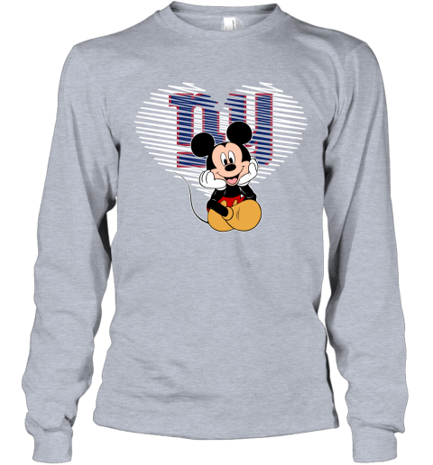 New York Giants Long Sleeve T-Shirt - Heather Charcoal