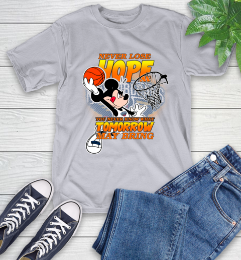New Orleans Pelicans NBA Basketball Mickey Disney Never Lose Hope T-Shirt 6