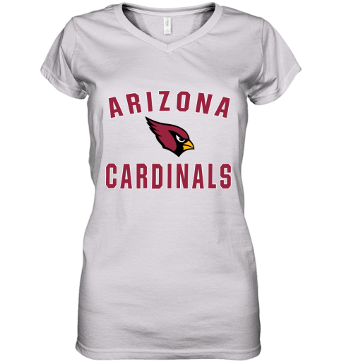 Arizona Cardinals NFL Line by Fanatics Branded Gray Victory Women's V-Neck T-Shirt