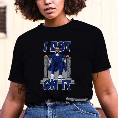 Air Jordan 11 Concord Lows Matching Sneaker Tshirt Lincoln Navy and White Jordan Shirt