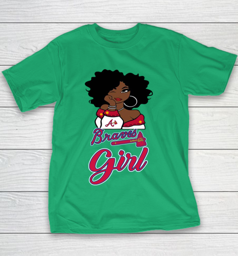 Atlanta Braves Girl MLB Youth T-Shirt 6