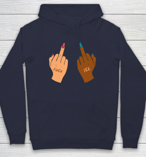 Fuck Ice Middle Fingers Protect Immigrants Anti Ice Hoodie 2