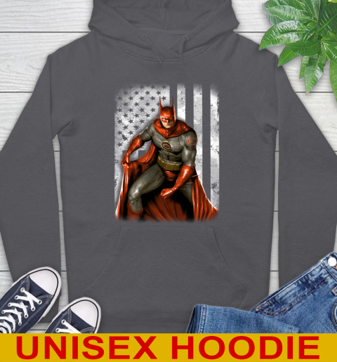 Chicago Bears NFL Football Batman DC American Flag Shirt Hoodie 7