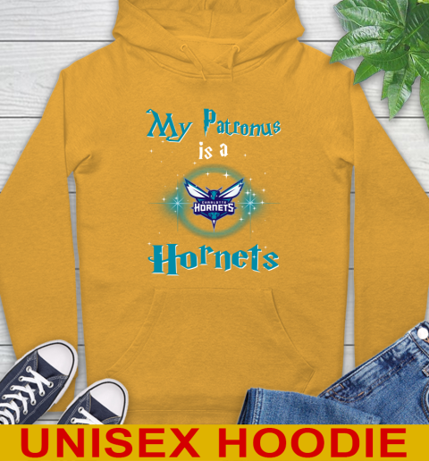 NBA Basketball Harry Potter My Patronus Is A Charlotte Hornets Hoodie 2