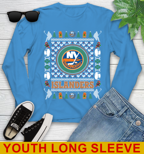 New York Islanders Merry Christmas NHL Hockey Loyal Fan Youth Long Sleeve 8