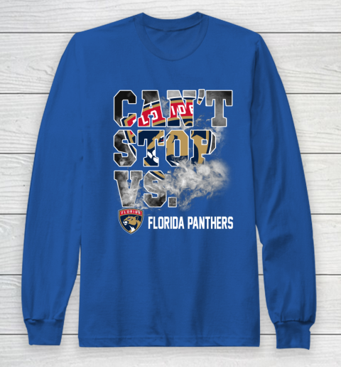 NHL Florida Panthers Hockey Can't Stop Vs Long Sleeve T-Shirt 6