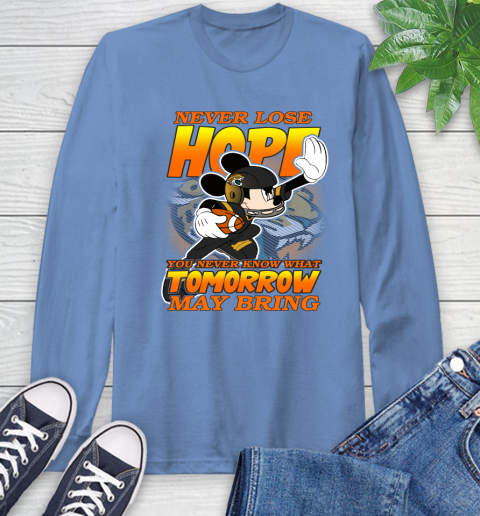 Jacksonville Jaguars NFL Football Mickey Disney Never Lose Hope Long Sleeve T-Shirt 12