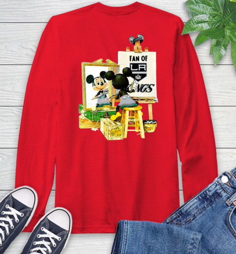 NHL Hockey Los Angeles Kings Mickey Drawing Shirt 65