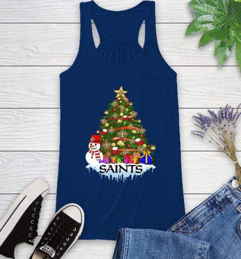 New Orleans Saints Merry Christmas NFL Football Sports Racerback Tank 9