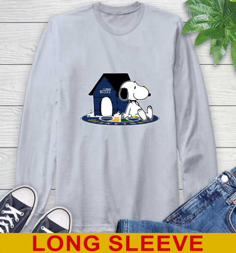 NBA Basketball Utah Jazz Snoopy The Peanuts Movie Shirt Long Sleeve T-Shirt 6