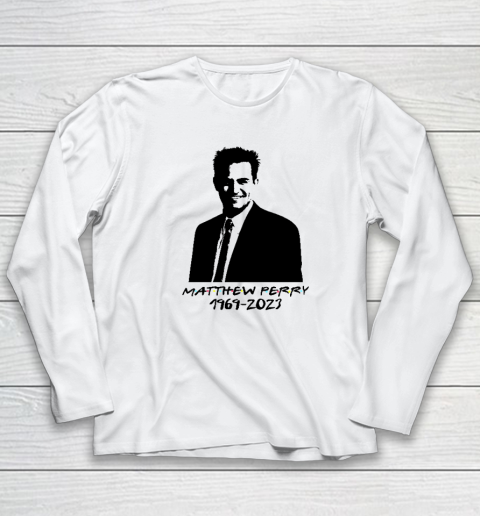 Chandler Bing Shirt Rip Matthew Perry 1969 2023 Long Sleeve T-Shirt