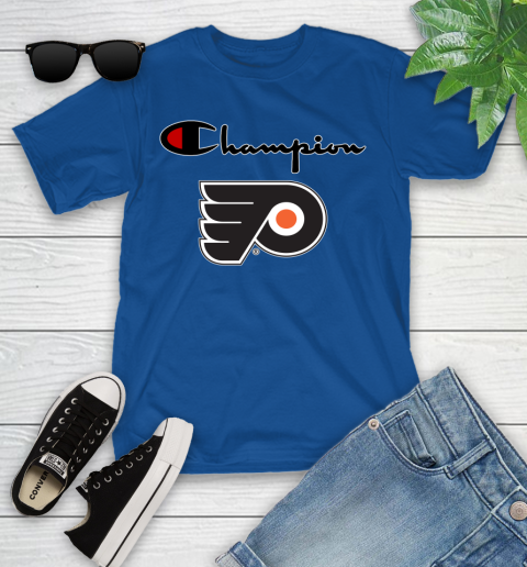 NHL Hockey Philadelphia Flyers Champion Shirt Youth T-Shirt 6