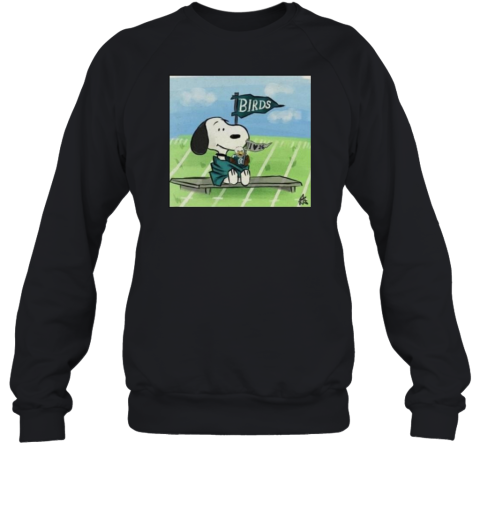 Snoopy Philadelphia Eagles Birds I Love 26 Flag 2024 Sweatshirt