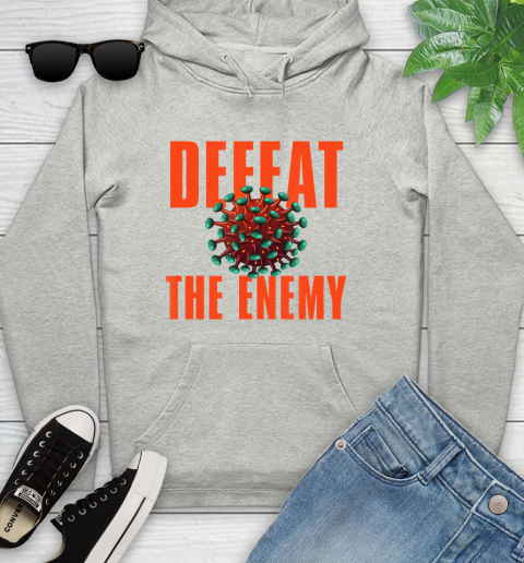 Nurse Shirt Defeat the Enemy Virus T Shirt Youth Hoodie