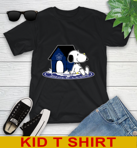 NHL Hockey Toronto Maple Leafs Snoopy The Peanuts Movie Shirt Youth T-Shirt 2