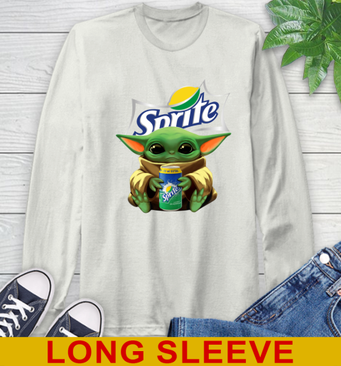 Star Wars Baby Yoda Hugs Sprite Soft Drink Shirt 69