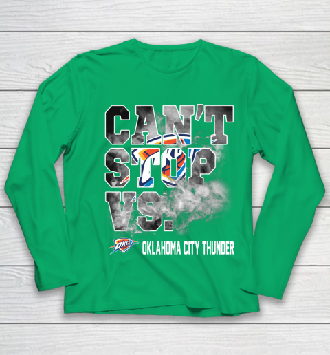 NBA Oklahoma City Thunder Basketball Can't Stop Vs Youth Long Sleeve 4