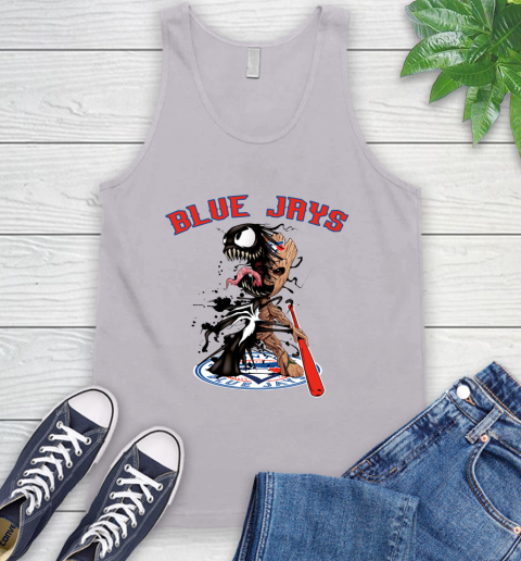 MLB Toronto Blue Jays Baseball Venom Groot Guardians Of The Galaxy Tank Top 4
