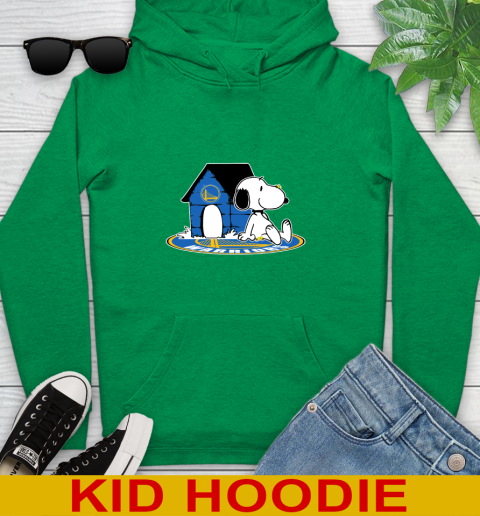 NBA Basketball Golden State Warriors Snoopy The Peanuts Movie Shirt Youth Hoodie 8