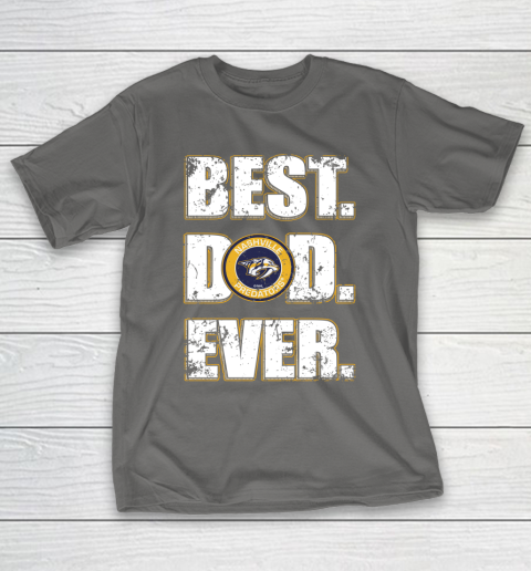 NHL Nashville Predators Hockey Best Dad Ever Family Shirt T-Shirt 8