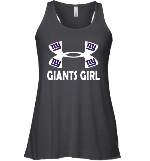 NFL New York Giants Girl Under Armour Football Sports 88qC9ysJ8TT flowy tank 32 95 151514 front black