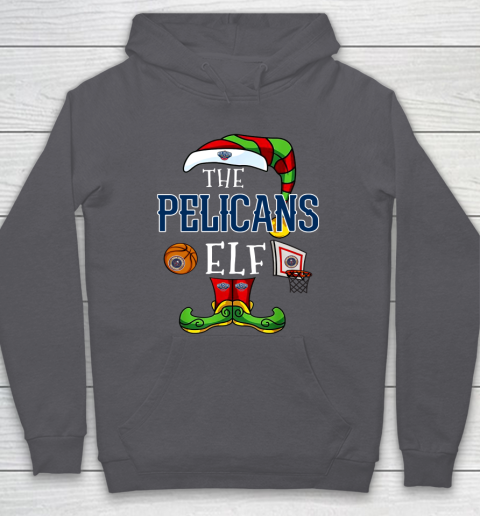 New Orleans Pelicans Christmas ELF Funny NBA Hoodie 4