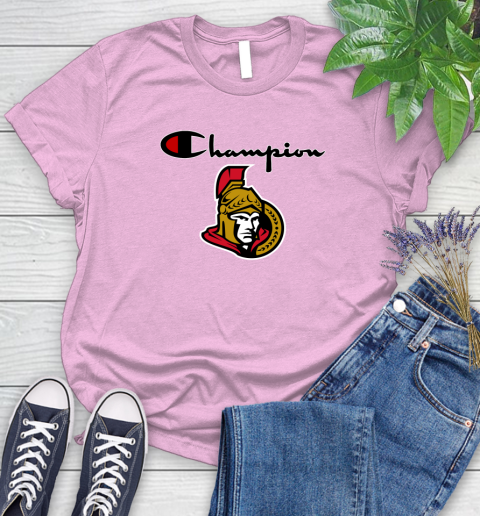 NHL Hockey Ottawa Senators Champion Shirt Women's T-Shirt 8