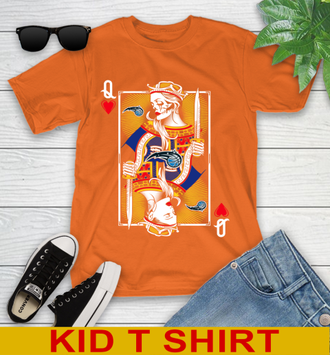 NBA Basketball Orlando Magic The Queen Of Hearts Card Shirt Youth T-Shirt 8