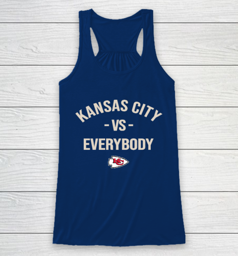 Kansas City Chiefs Vs Everybody Racerback Tank 6