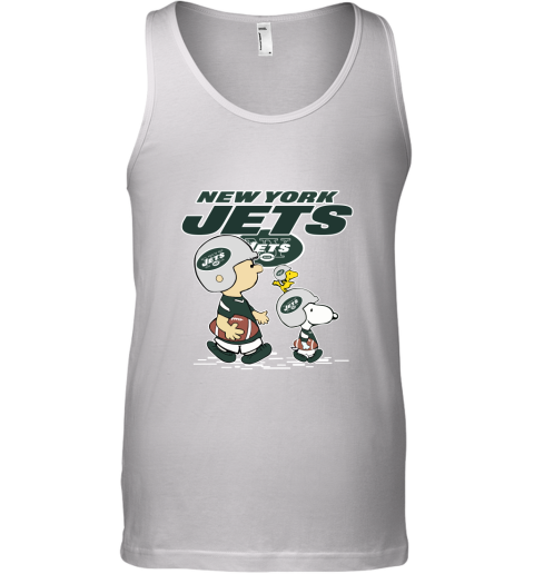 New York Jets Let's Play Football Together Snoopy NFL Tank Top