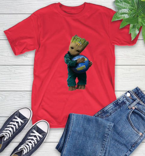 NBA Groot Guardians Of The Galaxy Basketball Sports Denver Nuggets T-Shirt 10