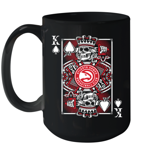 Atlanta Hawks NBA Basketball The King Of Spades Death Cards Shirt Ceramic Mug 15oz