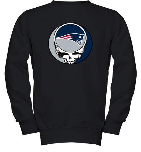 New England Patriots x Grateful Dead Youth Crewneck Sweatshirt