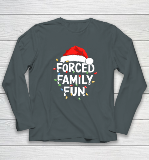 Forced Family Fun Shirt Christmas Pajamas Long Sleeve T-Shirt 3