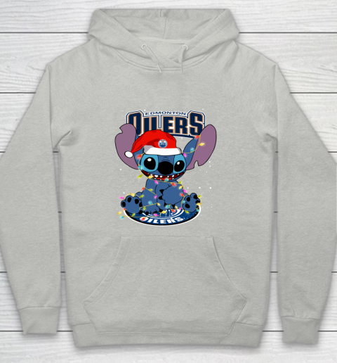 Edmonton Oilers NHL Hockey noel stitch Christmas Youth Hoodie