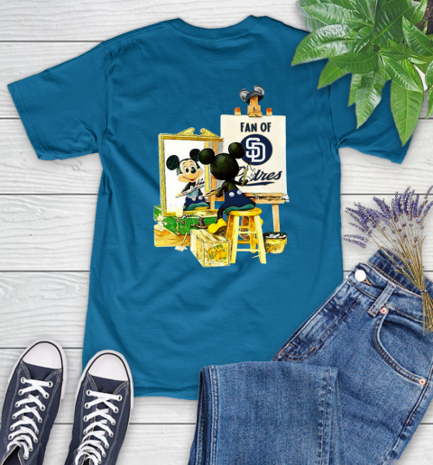 MLB Baseball San Diego Padres Mickey Drawing Shirt 89