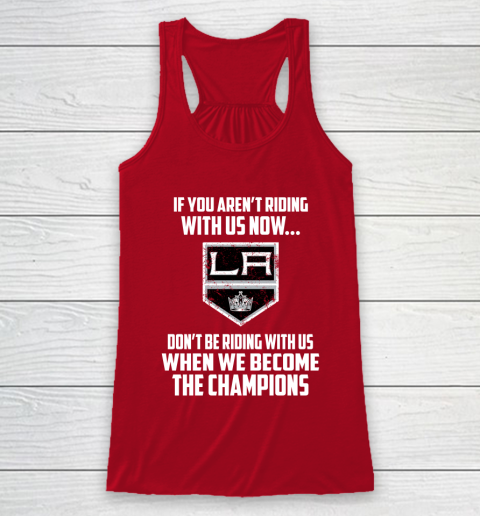 NHL Los Angeles Kings Hockey We Become The Champions Racerback Tank 4