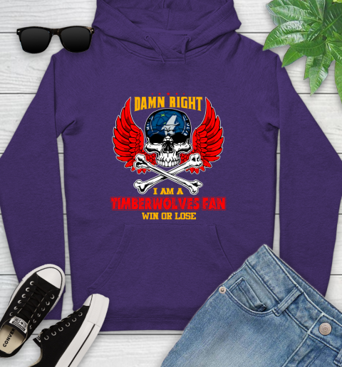 Timberwolves purple hoodie discount