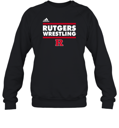 Jersey Jerry Wearing Rutgers Wrestling Sweatshirt
