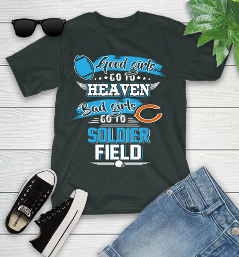Chicago Bears NFL Bad Girls Go To Soldier Field Shirt Youth T-Shirt 6