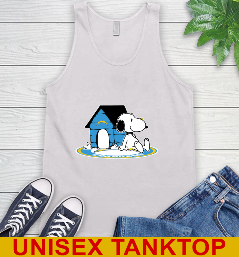 NFL Football Los Angeles Chargers Snoopy The Peanuts Movie Shirt Tank Top
