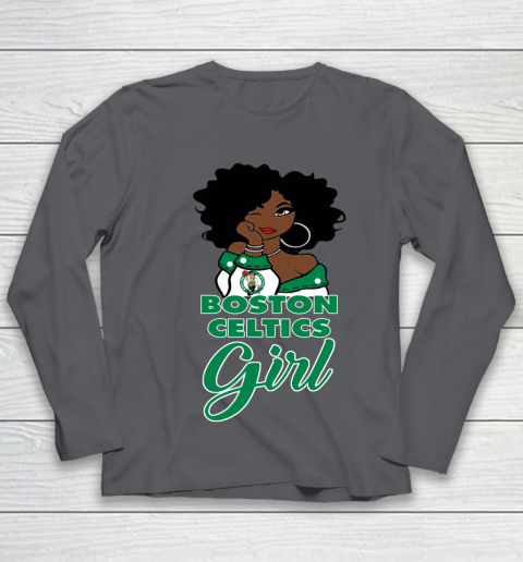 Boston Celtics Girl NBA Youth Long Sleeve 8