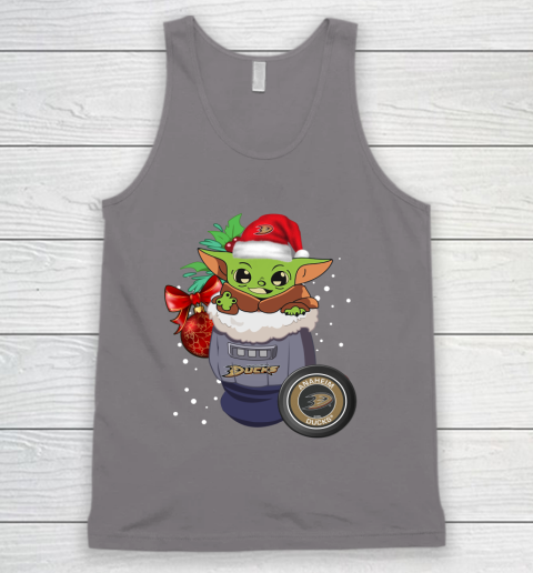 Anaheim Ducks Christmas Baby Yoda Star Wars Funny Happy NHL Tank Top 7