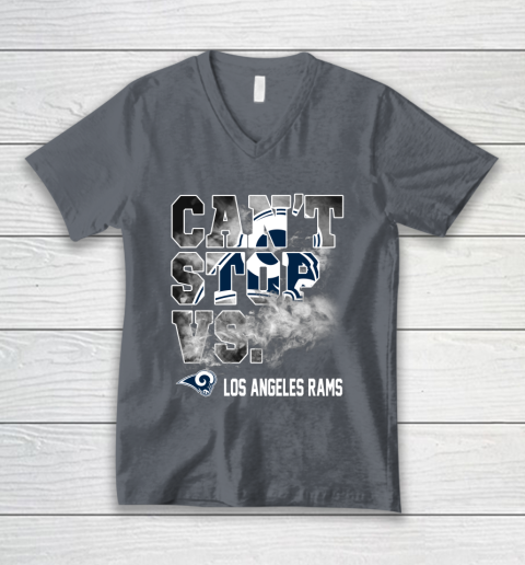NFL Los Angeles Rams Can't Stop Vs V-Neck T-Shirt 4